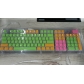 Stock Clearance 104+6 Backlit PBT Pudding Keycaps OEM Profile DIY Colorway for Mechanical Keyboard GK61/68/87/104/108 Keys